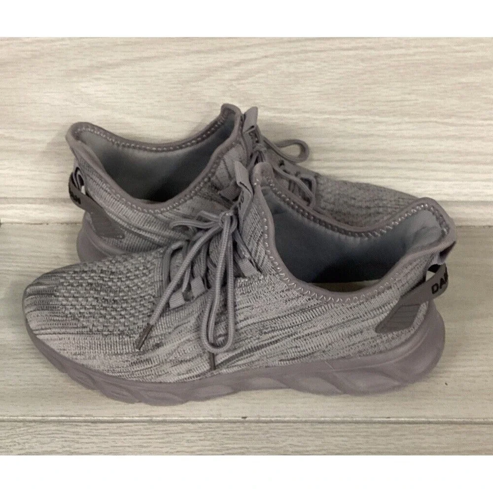 DAMYUAN Women's (Size 40) Gray Walking Running Tennis Shoes Athletic Sneakers‎